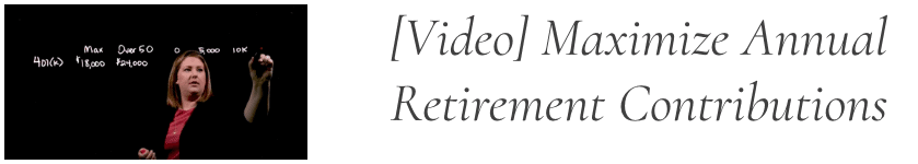 fds Maximize Annual Retirement Contributions