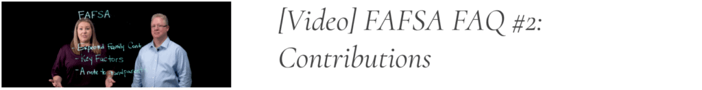 financial advisor fafsa faq draft 2 contributinos