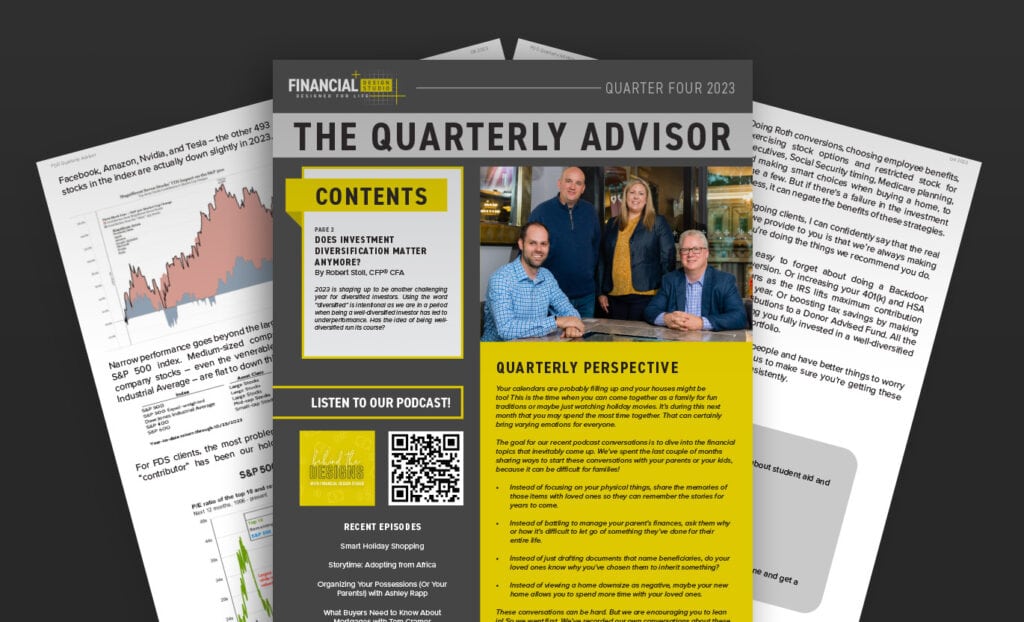 Financial Advisors Wealth Management in Chicago Illinois Fourth Quarter Newsletter