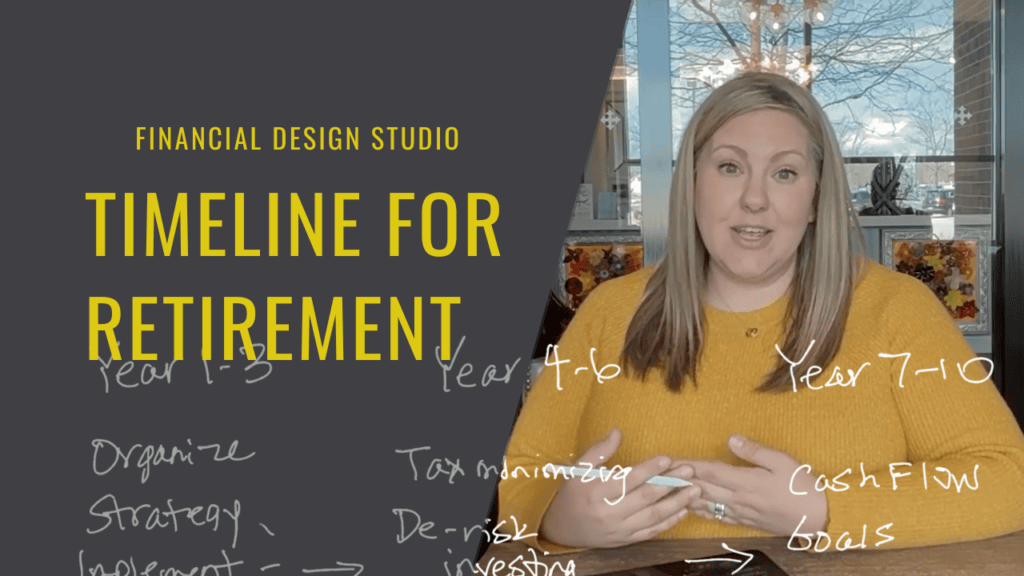 Financial Design Studio on a tax efficient retirement timeline